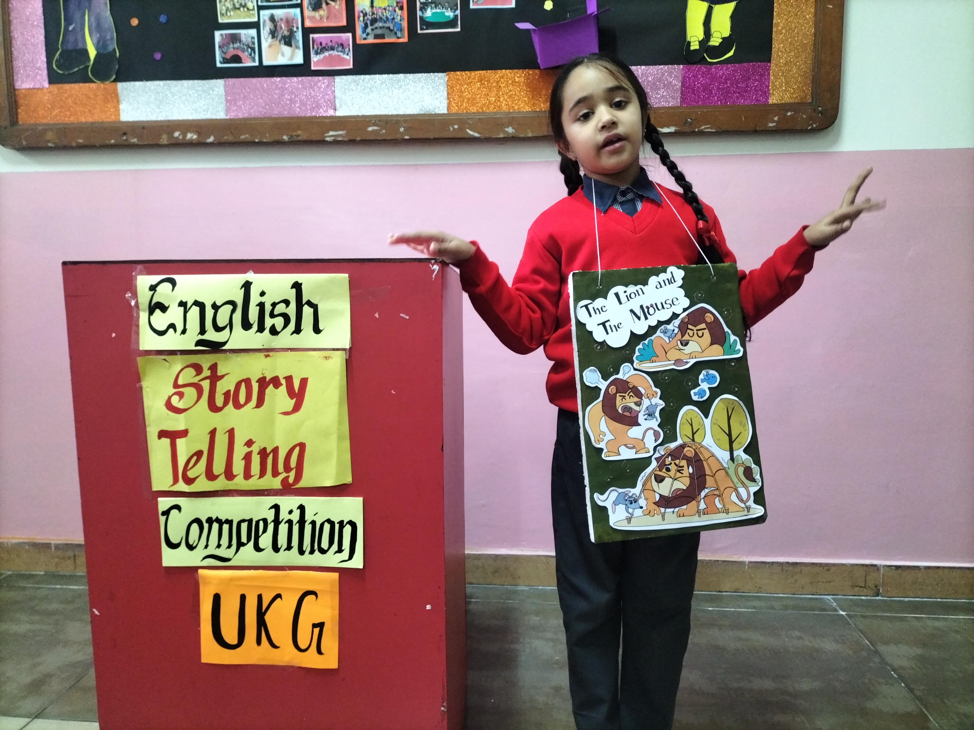 UKG II ENGLISH STORY TELLING COMPETITION