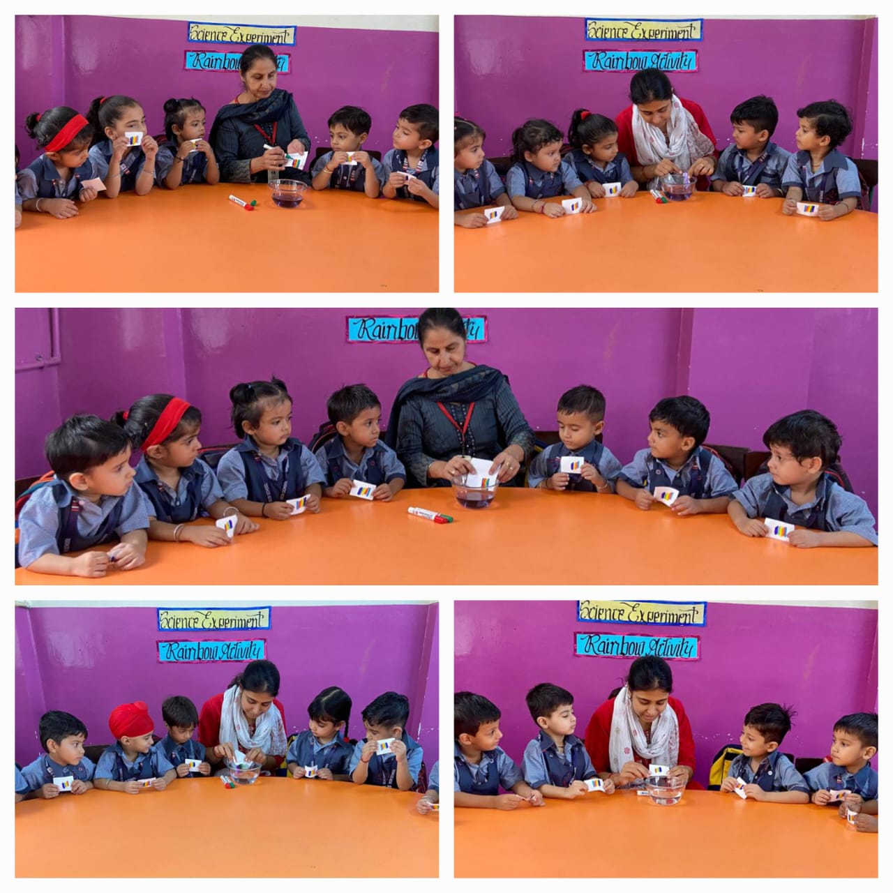 NURSERY IISCIENCE ACTIVITY II RAINBOW ACTIVITY